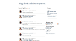 Desktop Screenshot of dev.blogsforbands.com